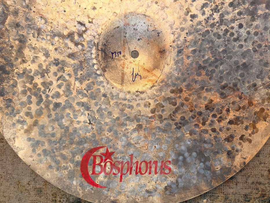 TURK OF DOOM Dark Complex Bosphorus RAW 18” THIN CRASH RIDE ONLY 1350 g Spectacular Unlathed