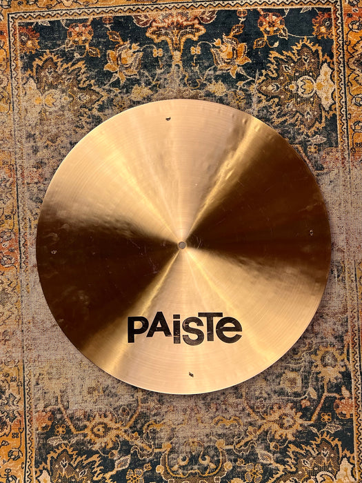 RARE Vintage Paiste SOUND CREATION 20” MELLOW Ride Sizzle 2462 g CLEAN Almost Flat