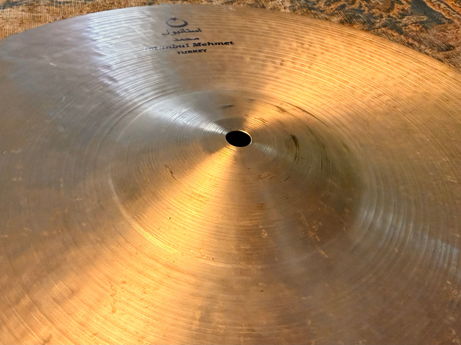 Rare DARK WARM ISTANBUL Mehmet 19” NOSTALGIA Crash Ride 1690 g LEFT SIDE!