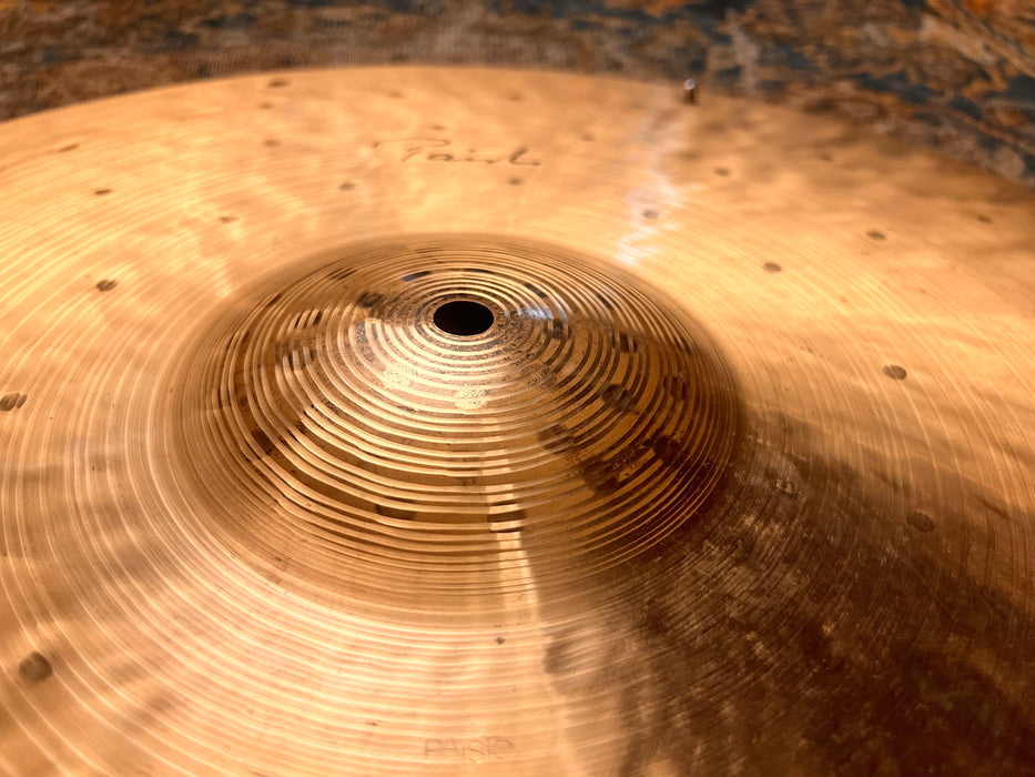 Rare Paiste TRADITIONAL Medium 20” Crash Ride Sizzle 2168 g AMAZING Cd! Ultra Warm Crashable Mellow