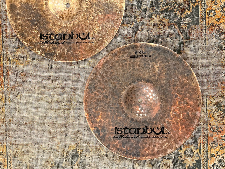 Rare Super Dark Istanbul Mehmet Empire Hihats 13” 858 1032 g Amazing Tone - Crisp & Dark