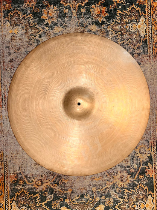Vintage Zildjian 1940s TRANS STAMP THIN 22” Crash Ride 2422 g Amazing! Glorious Crash! Hand Hammered