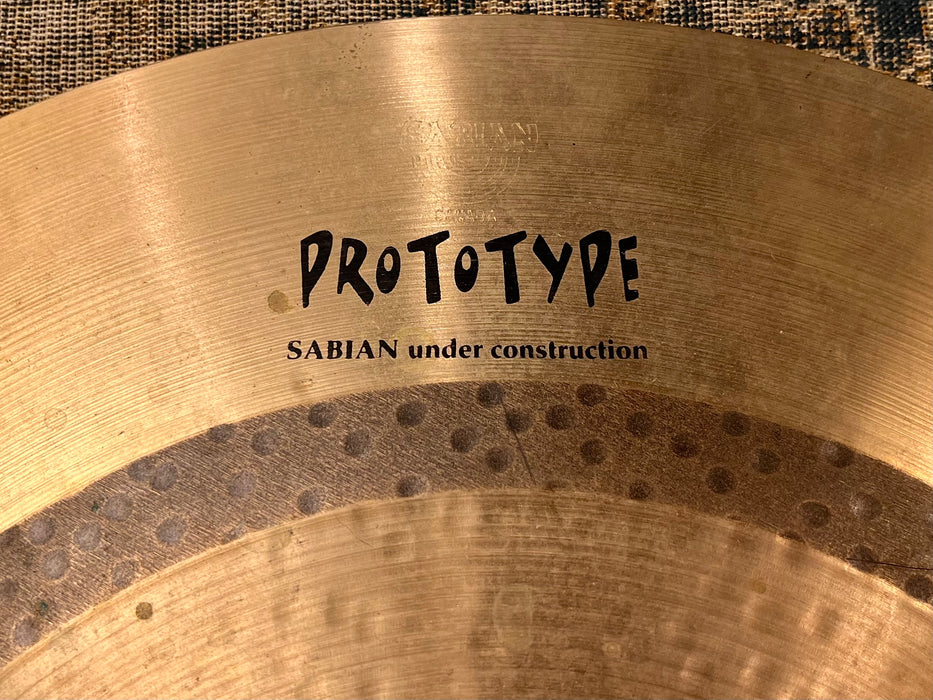 UNIQUE Sabian SULTAN STYLE PROTOTYPE HH Crash 18” 1278 g 3 Point Crash