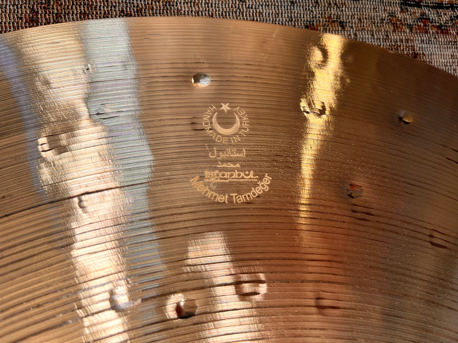 ULTRA DARK ISTANBUL Mehmet LEGEND DRY Ride 22” 2434 g PERFECT Deep Hammering! AMAZING!