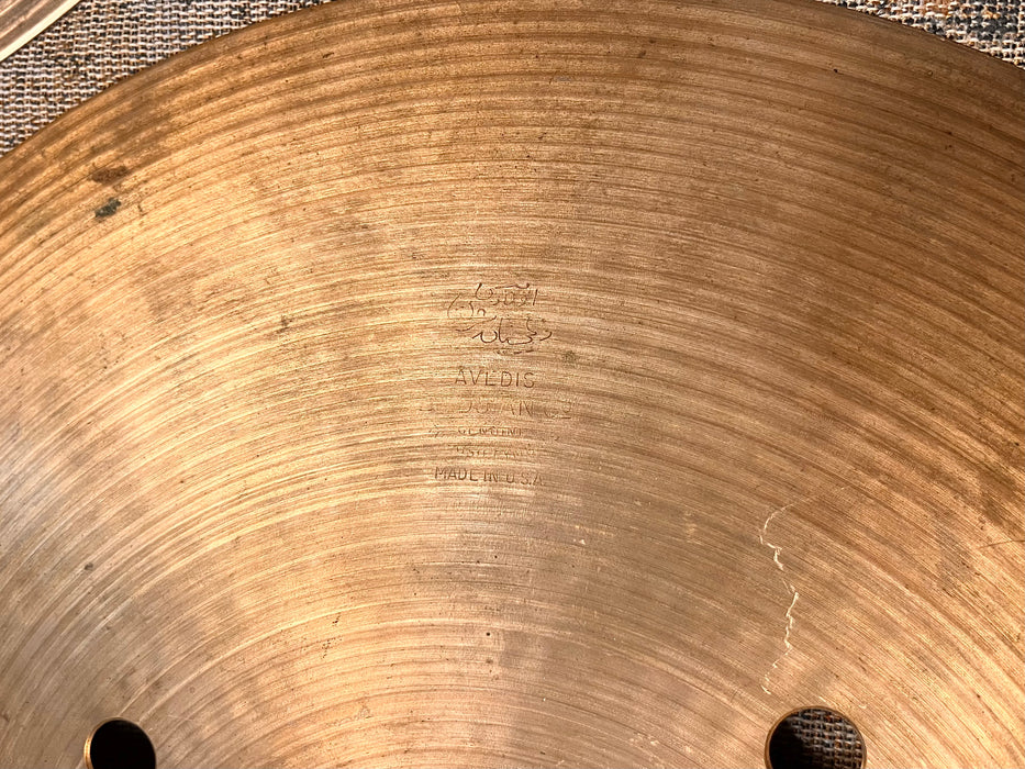 VINNIE COLAIUTA Vintage 1970s Zildjian QUICK BEAT 14” Hihats 1154 1496 g CRISP Tight DRY