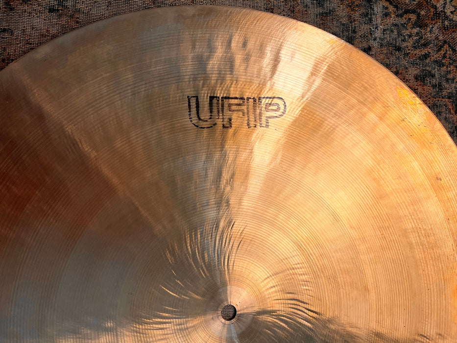 NOS Vintage UFIP 20” FLAT RIDE PERFECT! Charlie Watts - esque! 2638 g GLASSY SMOOTH Mellow RARE