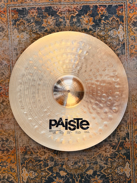 RARE PAISTE Signature 22” DRY HEAVY Ride DANNY CAREY! 3805 g ICONIC 22”! COLLECTIBLE