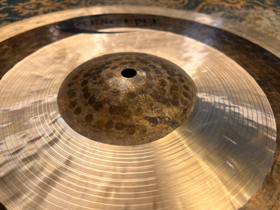 RARE Original CRESCENT Sultan Style 18” JAZZ Crash Ride Sizzle 1675 g Super DARK Versatile!