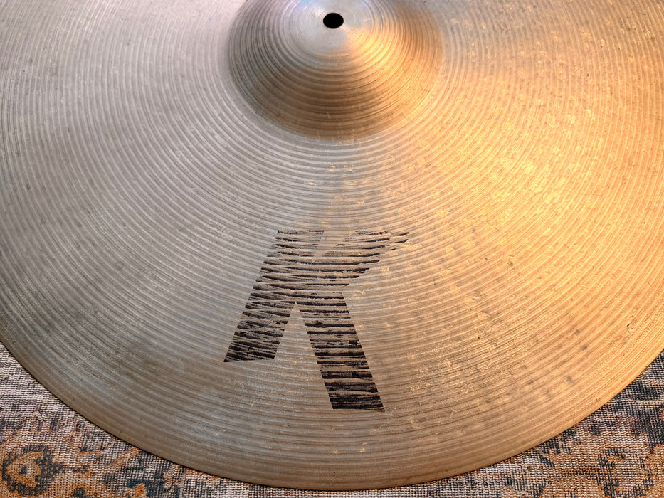 Zildjian K CUSTOM Medium Ride 22” Smooth Light Complexity! Great Bell! DISCONTINUED 3092 g