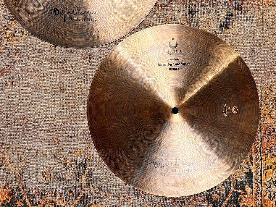 ISTANBUL Mehmet TONY WILLIAMS Hihats 15” 1128 1340 g IMMACULATE! Versatile! Hard to Find!