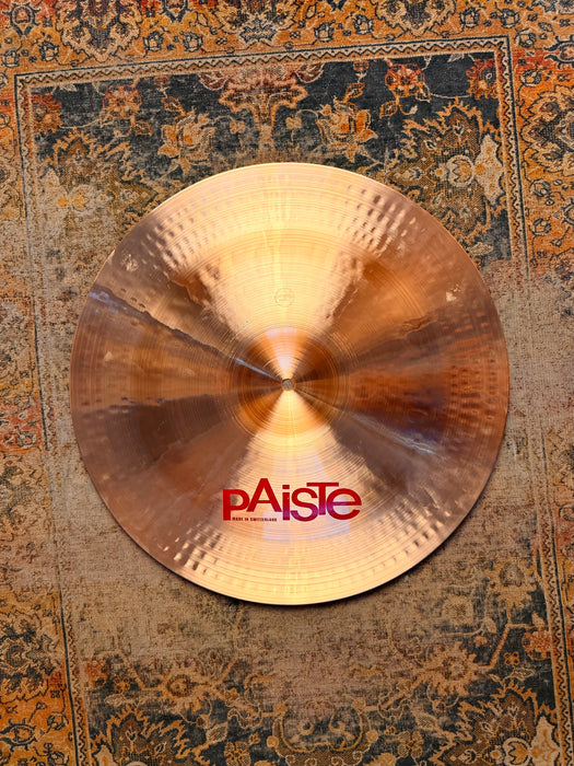 PAISTE 2002 NOVO China 20” IMMACULATE!  1686 g PERFECT! MELLOW DARK Why Pay $470 For A GUESS?