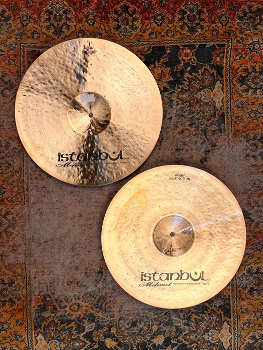 Rare MASSIVE Istanbul Mehmet LEGEND DRY 16” Hihats 1267 1467 g MINT GORGEOUS Hand Hammered