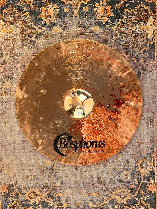Shimmering Bosphorus RAW GOLD CRASH 17” 1246 g MINT BEAUTIFUL Brilliance! FAST CRASH