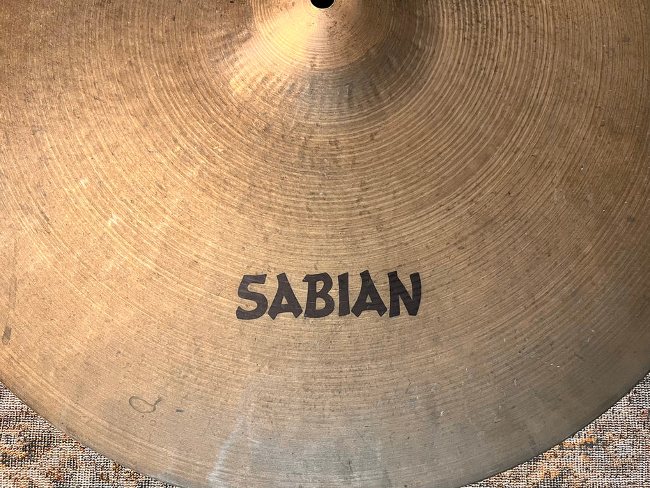 EARLY Vintage SABIAN HH Hand Hammered 21” Heavy Ride 3174 g CANADIAN K Dark Defined