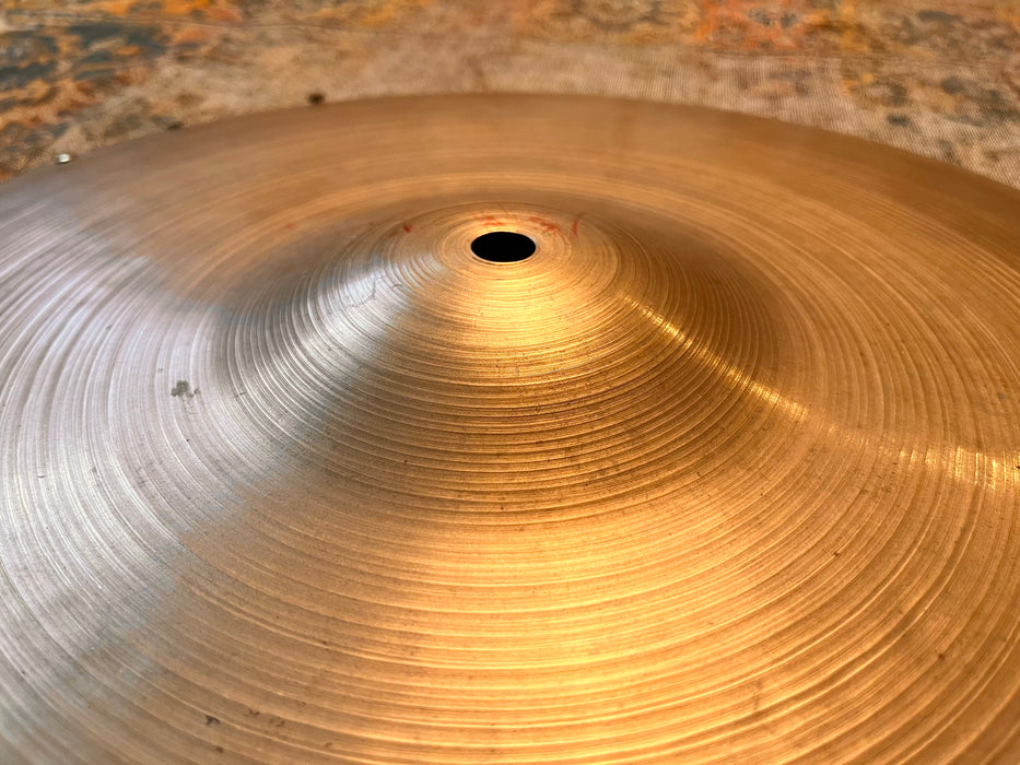 1950s VINTAGE Zildjian 18” Light Complex Crash Ride SIZZLE 1654 g ALL 8 Rivets