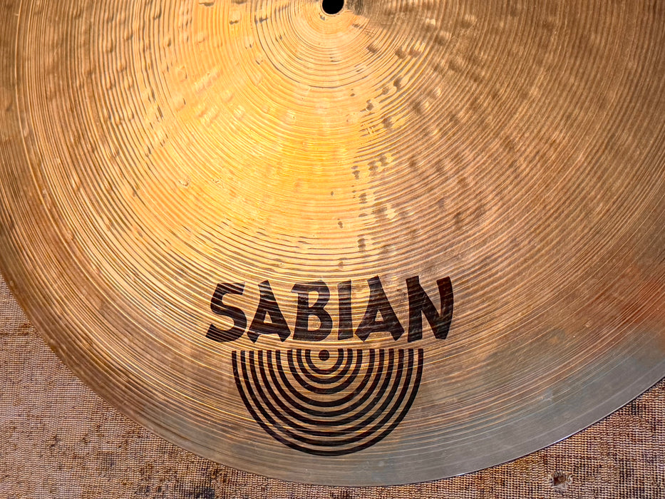RARE Sabian ED THIGPEN Signature 22” CRYSTAL FLAT RIDE In Brilliant! Ultra Dark! Beautiful! 2926 g