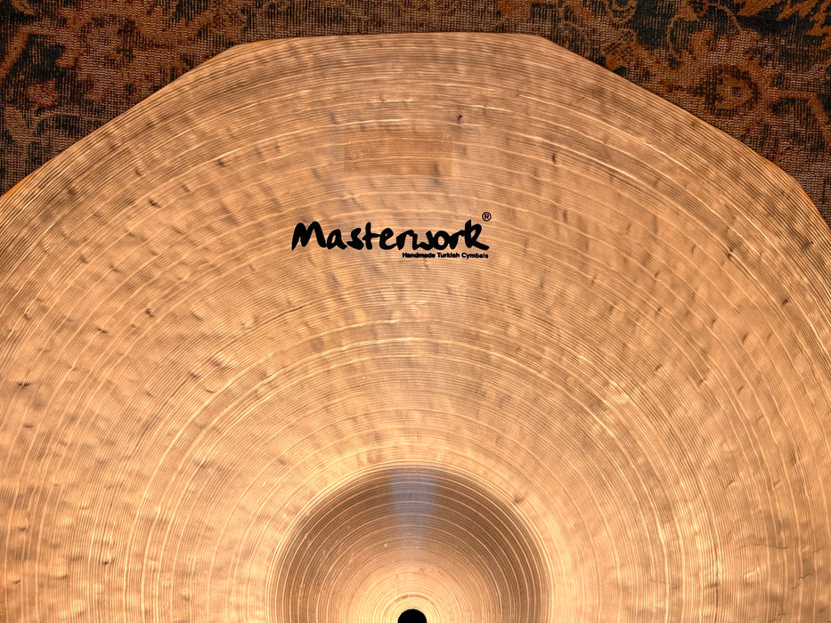 MASSIVE 2 FOOT Paperthin Masterwork Dodecagon JAZZ MASTER 24” Crash Ride 2197 g PERFECT