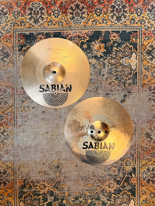 Sabian FUSION Hihats 13s” 948 1316 g CRISP K/Z style CLEAN TONE! Articulate! Brilliant FINISH AA