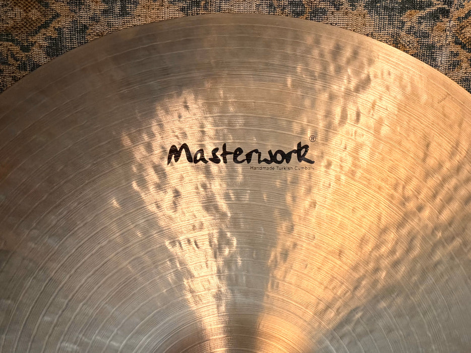 Gorgeous Light Smooth Masterwork JAZZ MASTER 22” Paper Thin Ride 1834 g Ultra Crashable