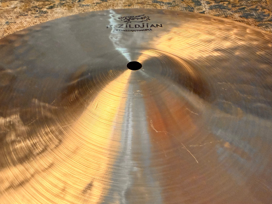 Zildjian K Constantinople CRASH RIDE SUSPENDED 18” THIN at Only 1357 g PERFECT! DARK Sounds Incredible