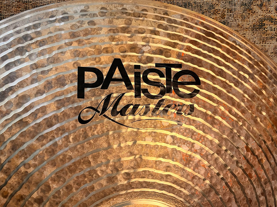 PAISTE MASTERS TWENTY DARK DRY RIDE 21” 2652 g PERFECT! Harder to Find Don’t Pay $710! Dry Complex!
