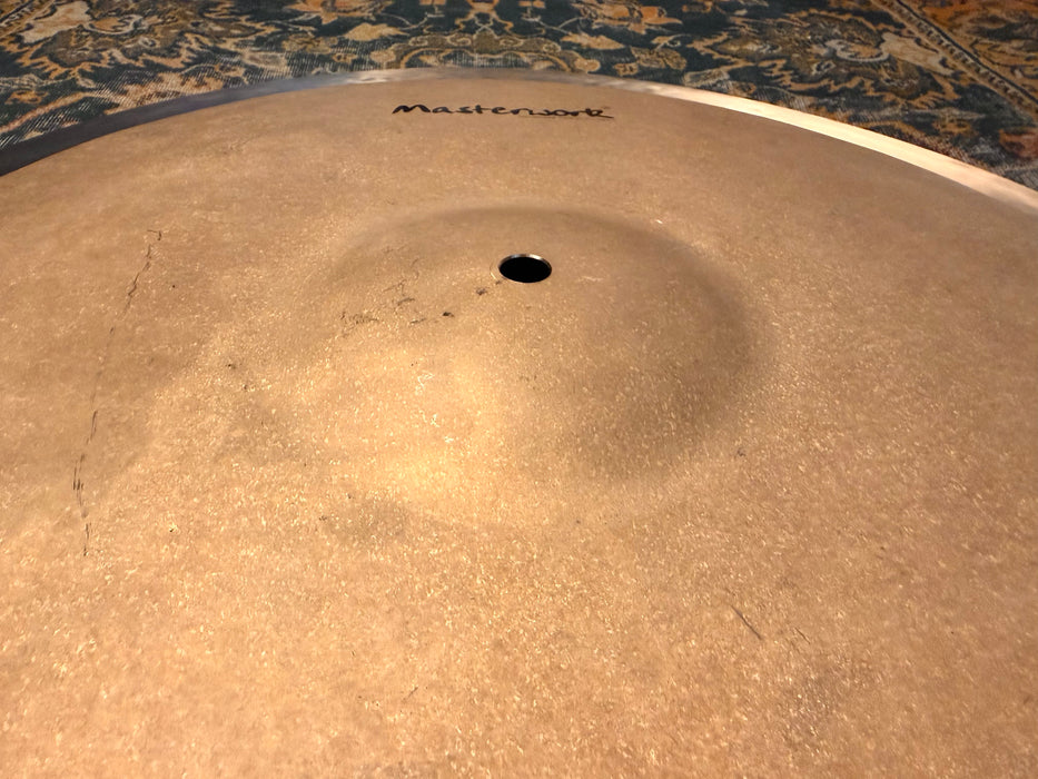 ULTRA THIN MASTERWORK 22” PAPER THIN Crash Ride ONLY 1558 g Absolutely Incredible!! Thalles
