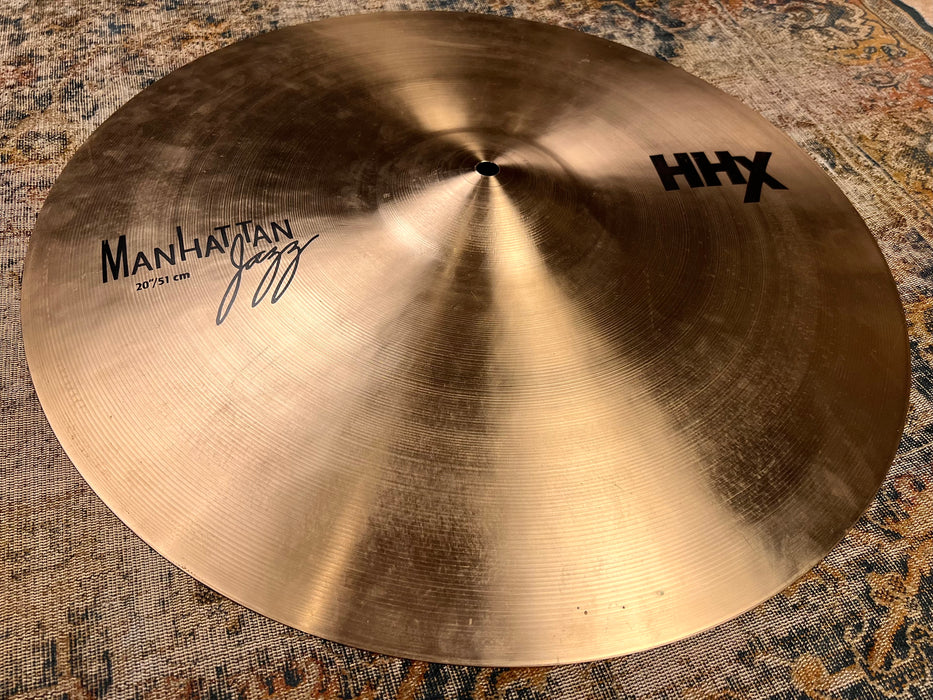 Very SMOOTH Focused Sabian HHX 20” MANHATTAN Ride 1845 g Super CLEAN