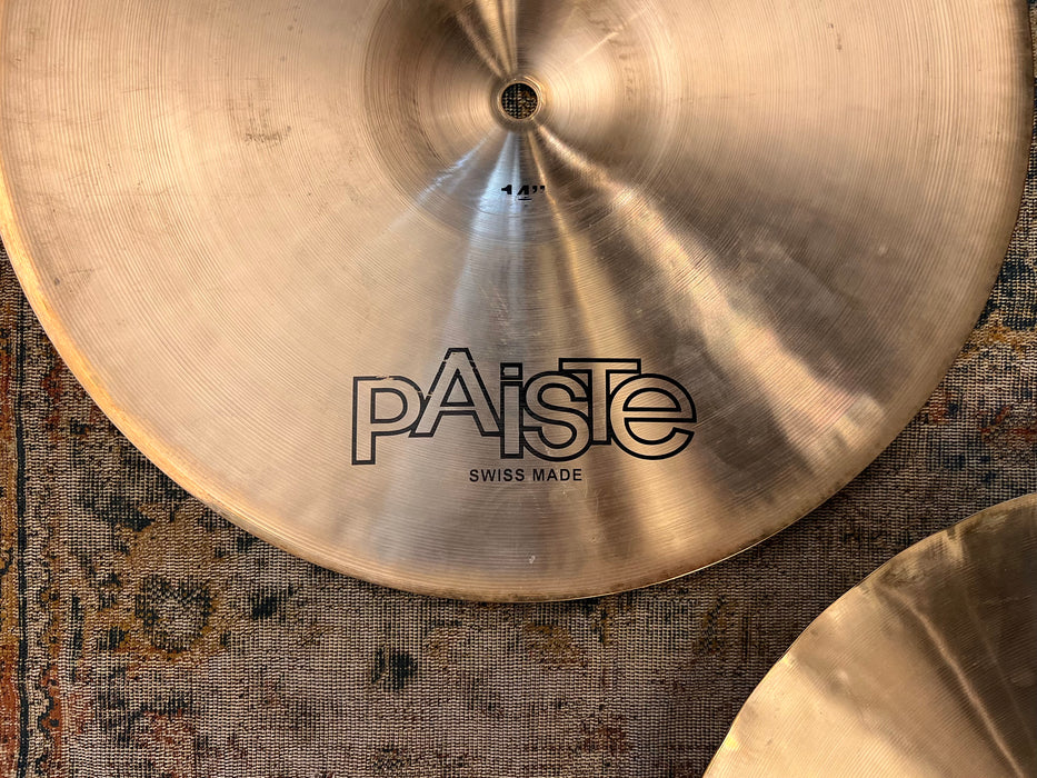 1st YEAR SMOOTH Paiste 602 14” SOUND EDGE Hihats 838 997 g Aged and Mellowed
