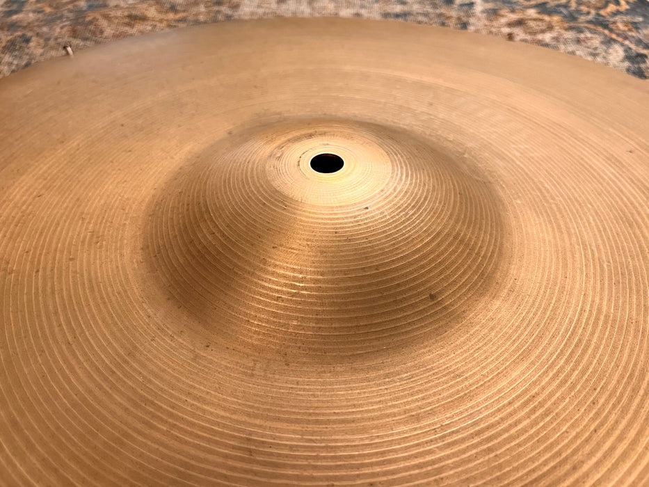 Vintage Zildjian 1960s FACTORY Sizzle Ride 22” 3064 g CRASH! ALL 6 RIVETS! Absolutely Beautiful!