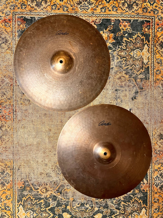 Zildjian AVEDIS Series 16” Hihats DISCONTINUED Ultra Smooth! 1238 1602 g MASSIVE Beauties