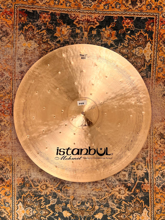 ULTRA DARK ISTANBUL Mehmet LEGEND DRY Ride 22” 2400 g PERFECT Deep Hammering! AMAZING!
