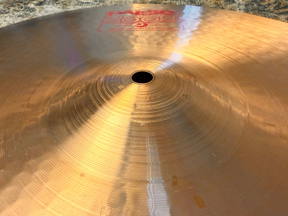 RARE PAISTE 2002 HEAVY CRASH 18” SUPER CLEAN FROM 1985! 1608 g ICONIC!