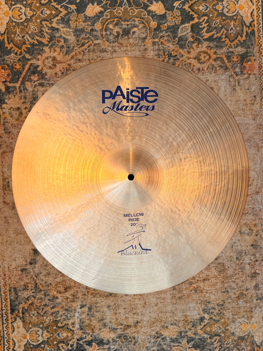 Paiste MASTERS BLUEBIRD MELLOW Ride 20” 2235 g CLEAN! Light Dark Complex! Don’t Pay $650!