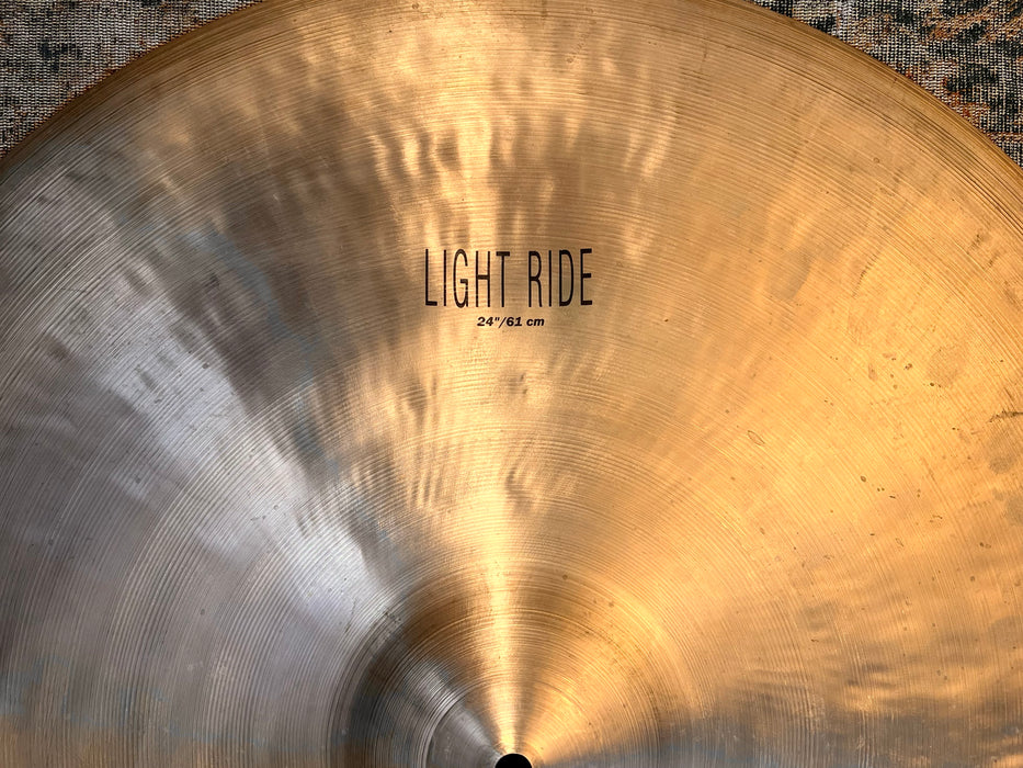 Zildjian 24” K LIGHT RIDE 3248 g MASSIVE 2 Foot Golden GLOWING MELLOWED Complex Beauty!