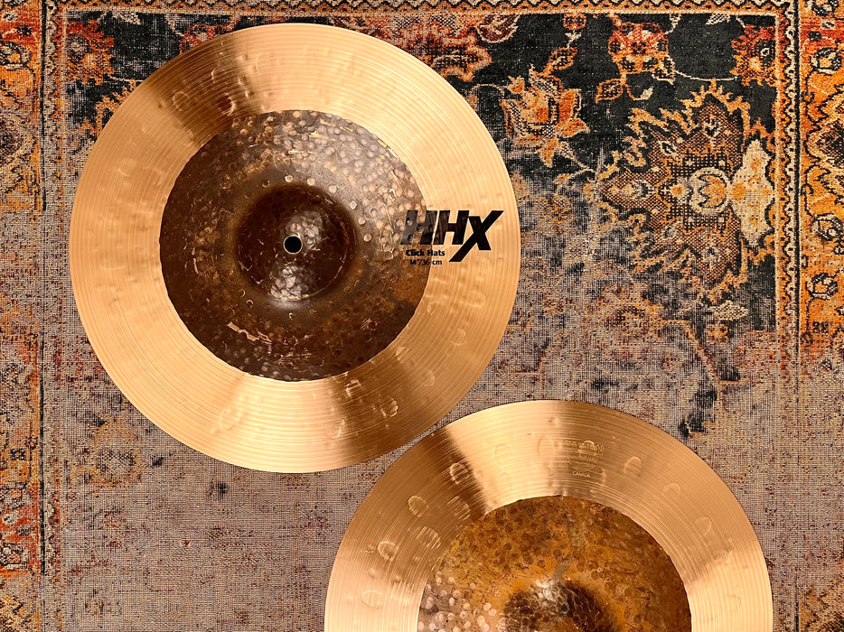Sabian HHX CLICK HATS Hihats 14” 957 1258 g MINT! Duo Style! WHY Pay $655?? Beautiful!!!