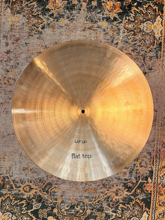 NOS Vintage UFIP 20” FLAT RIDE PERFECT! Charlie Watts - esque! 2638 g GLASSY SMOOTH Mellow RARE