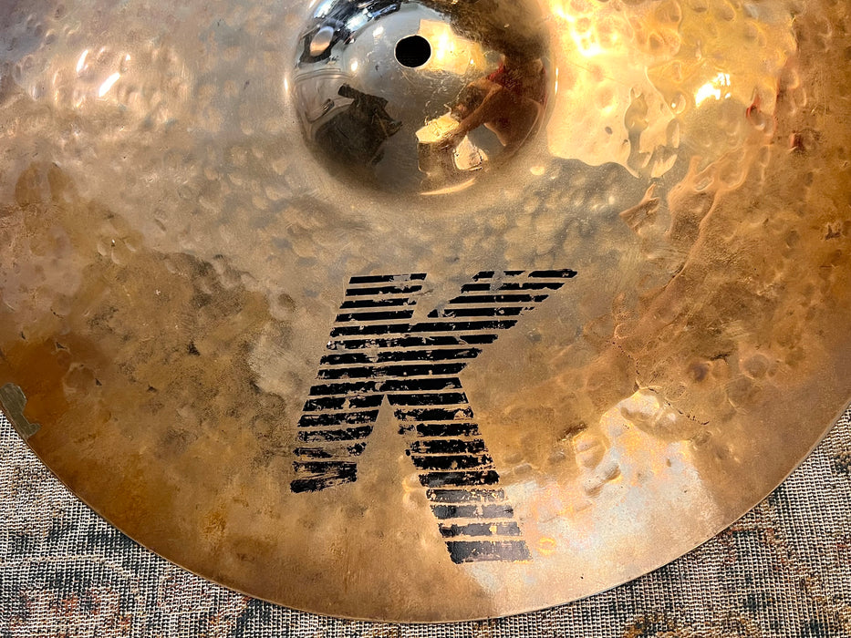 ULTRA RARE 1980s Zildjian 16" K CUSTOM RIDE YES a SIXTEEN! 1457 g TIGHT CONTROLLED