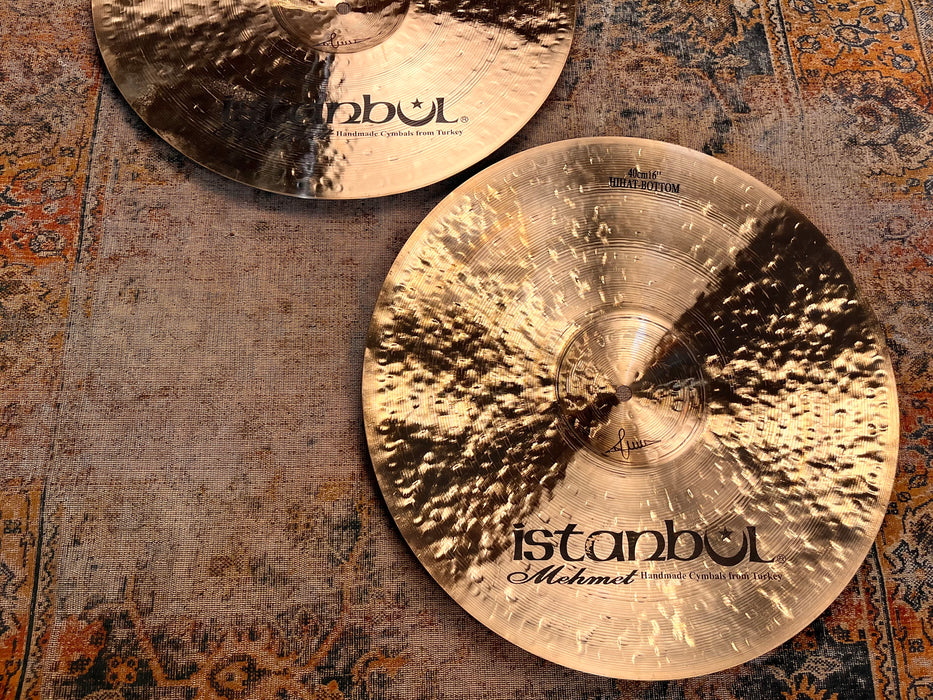 Rare MASSIVE Istanbul Mehmet LEGEND DRY 16” Hihats 1267 1467 g MINT GORGEOUS Hand Hammered