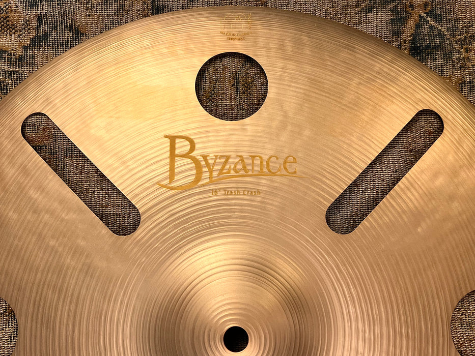 PAPERTHIN Hand Hammered Meinl BYZANCE TRASH Crash 16” 828 g PERFECT