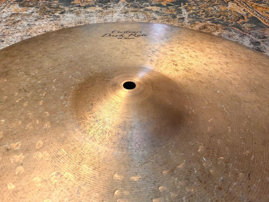 Zildjian K CUSTOM DARK Ride 20” 2266 g CRASHABLE Versatile! Semi-Dry! Don’t Pay $530 for a guess!