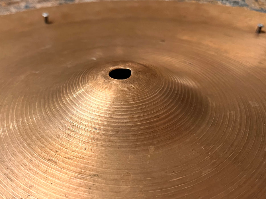 Vintage ZILDJIAN 20” Factory SWISH China Pang 1912 g MELLOW! Sizzle! Hard To Find! ALL 6 Vintage Rivets