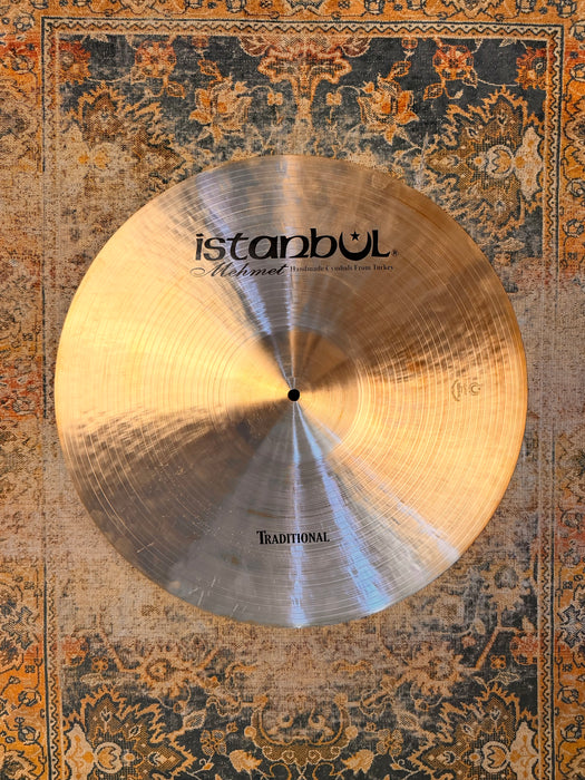 Versatile ISTANBUL Mehmet TRADITIONAL 22” Ride Crash 3098 g PERFECT Shape! Great Definition! CRASHABLE!