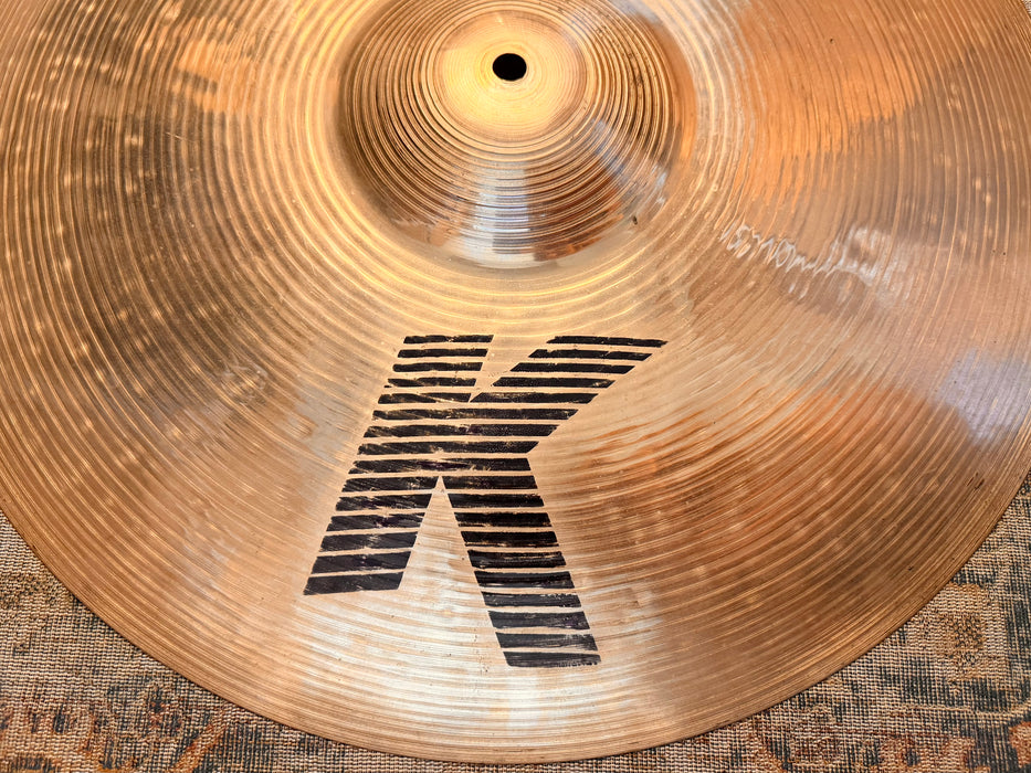 RARE Vintage Zildjian 1980s K 20” CRASH RIDE BRILLIANT CLEAN! Dark Full AMAZING! 2174 g