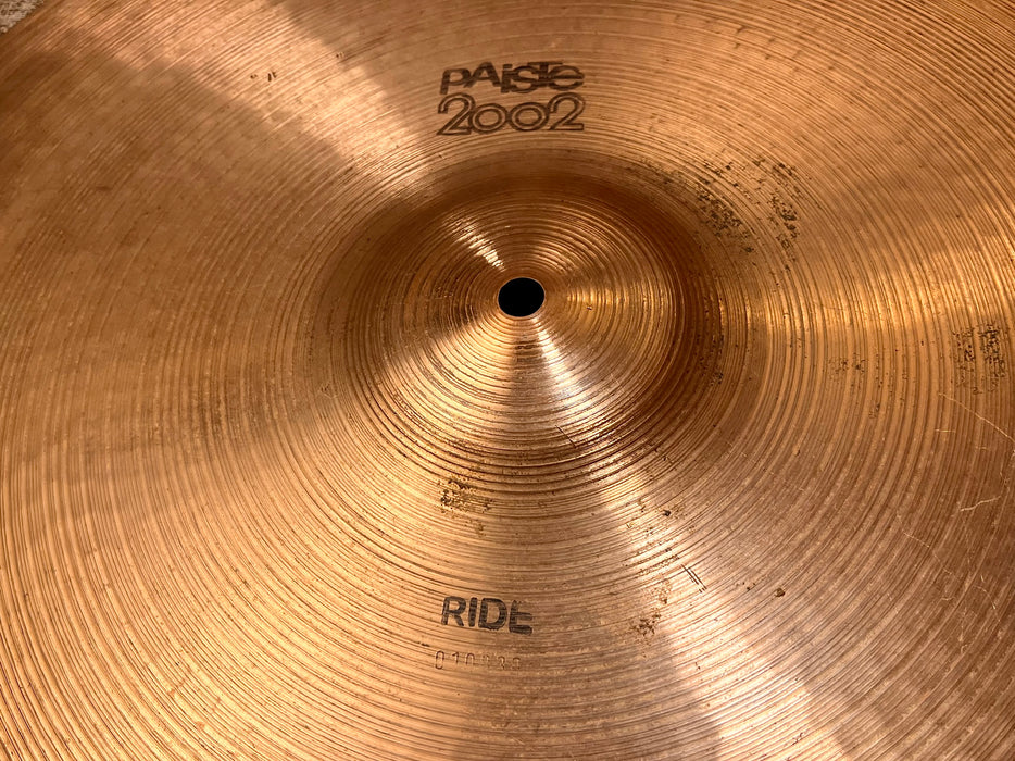 Vintage Paiste 2002 Factory-Stamped Ride 22” 2914 g THE ORIGINAL! WHY PAY $560??? This is The REAL DEAL