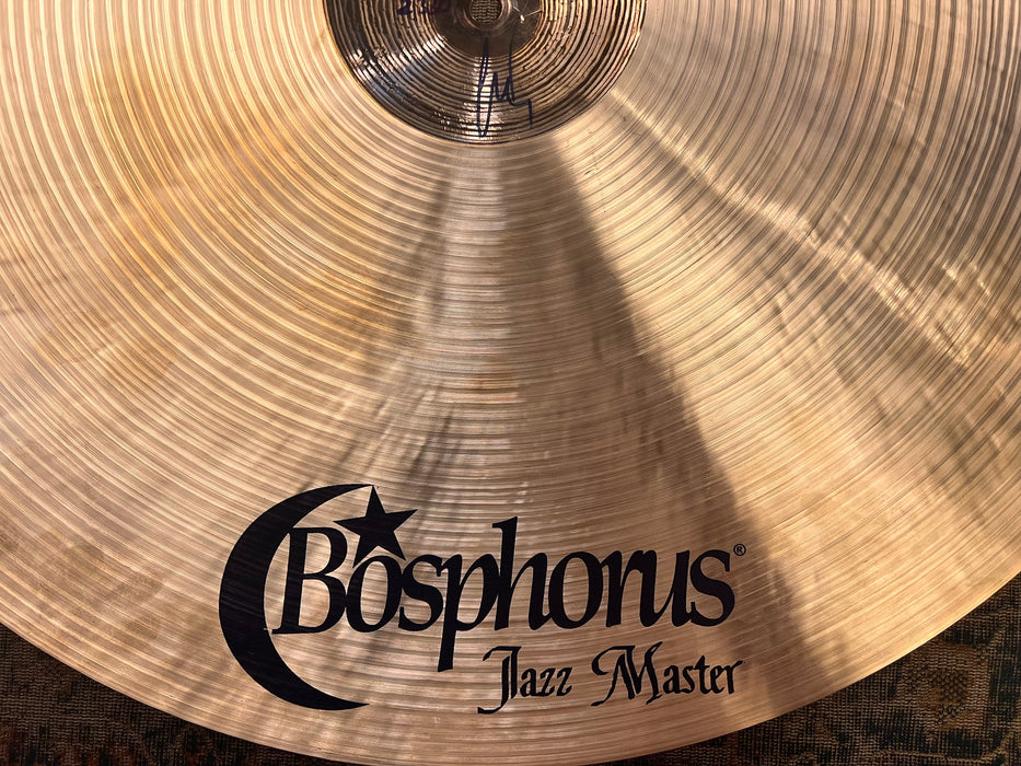 Rare VERY LIGHT COMPLEX Bosphorus JAZZ MASTER 23” Ride Crash 2330 g MINT