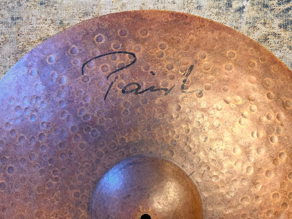 THE FAMOUS Rare Paiste DARK ENERGY DARK DRY RIDE 21” Fantastic Shape! Deep Raw Sienna Color! Dry Complex! 2472 g