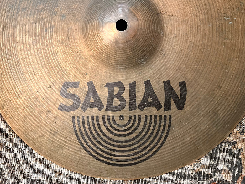 RARE Early Sabian HH HAND HAMMERED Hihats 14” 964 1396 g CANADIAN K Vibe ULTRA DARK CRISP LOW 40 Years DRY!