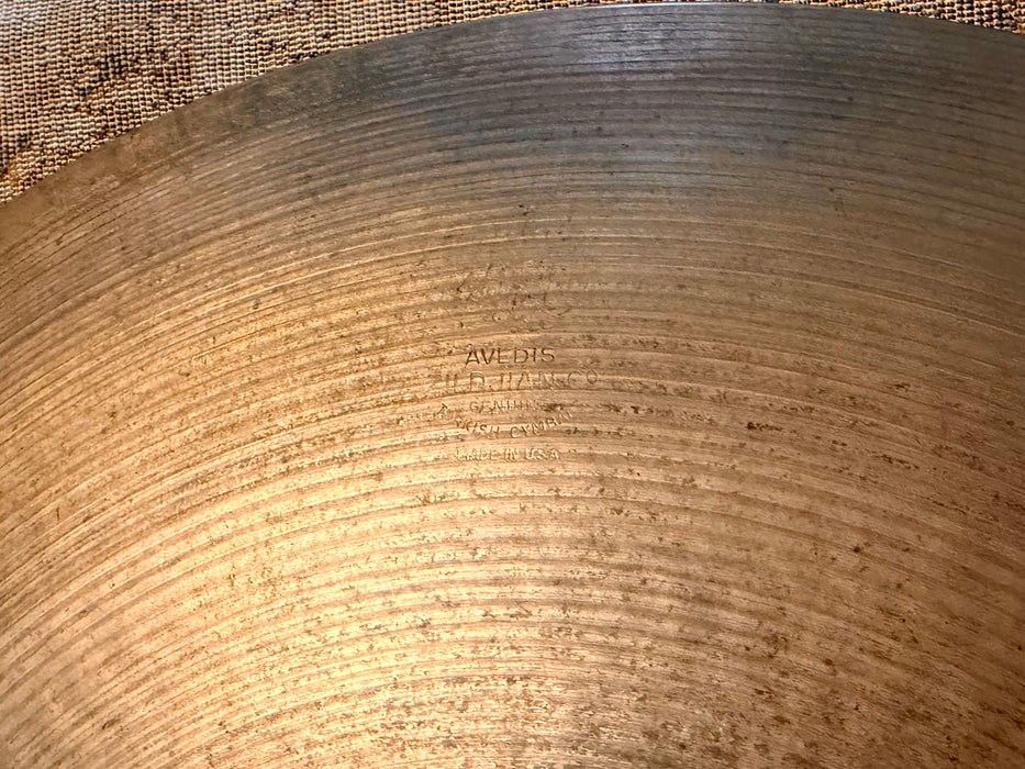 Famous Vintage Zildjian 21” ROCK Ride 3022 g DRY With A Penetrating Definition and BELL