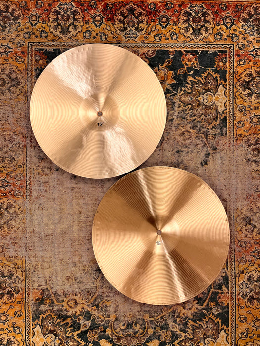 Immaculate PAISTE 602 15” Hihats 1020 1184 g Sound Amazing! DON’T Pay $800! PERFECT SHAPE!