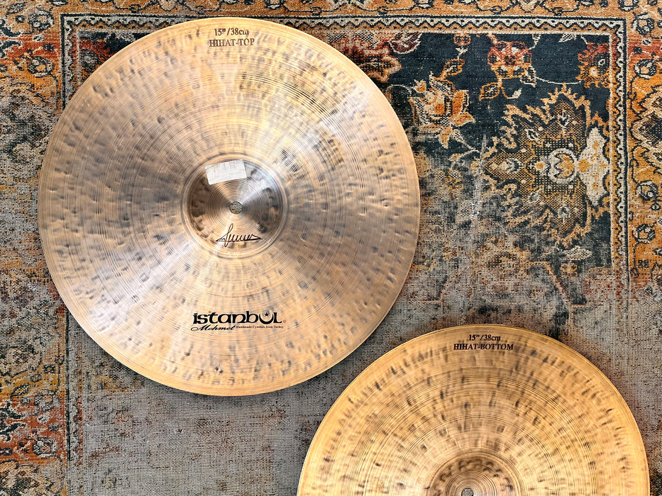 ISTANBUL Mehmet TONY WILLIAMS Hihats 15” 1196 1328 g IMMACULATE! GORGEOUS! Dark! RARE